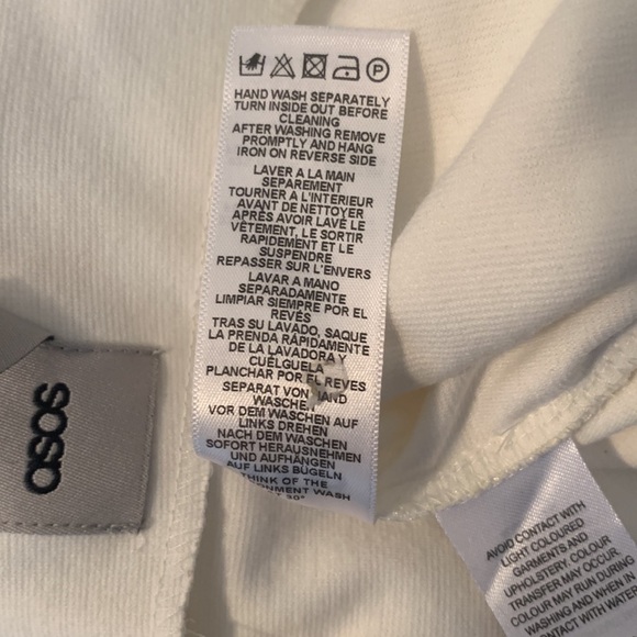 ASOS Cream Lace Peplum Off the Shoulder Dress- EUC - Picture 14 of 16